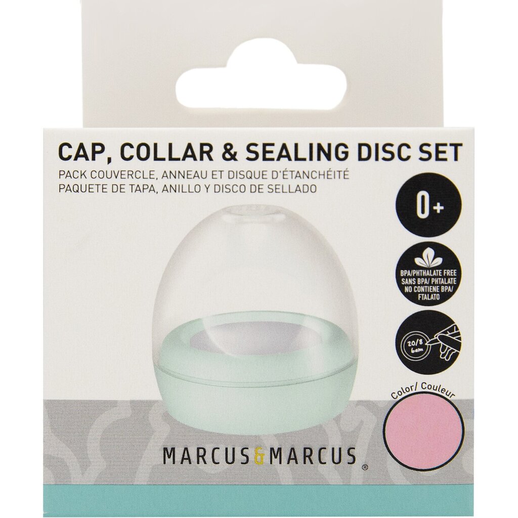 Cap, Collar & Sealing Disc Set - Pink hind ja info | Lutipudelid ja aksessuaarid | kaup24.ee