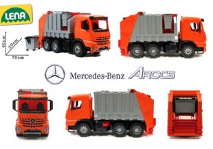 Mänguauto - prügiauto LENA Mercedes Arocs, 70 cm, 3+ цена и информация | Игрушки для мальчиков | kaup24.ee