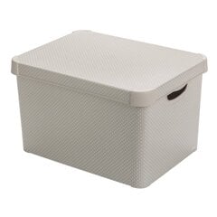 Kaanega karp Deco Stockholm L 39,5x29,5x25 cm цена и информация | Ящики для вещей | kaup24.ee