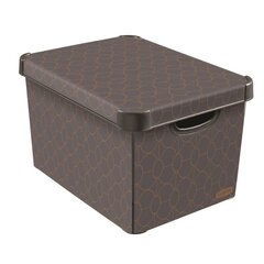Коробка с крышкой Deco Stockholm L Art Deco, 39,5x29,5x25см  цена и информация | Ящики для вещей | kaup24.ee