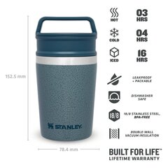 Termokruus The Shortstack Travel Mug Adventure 0,23 l, sinine цена и информация | Термосы, термокружки | kaup24.ee