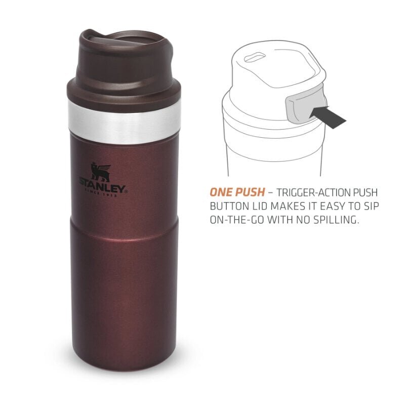 Termokruus The Trigger-Action Travel Mug Classic 0,35 l, punane цена и информация | Termosed, termostassid | kaup24.ee