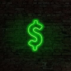 Настенный светильник Dollar Sign цена и информация | Настенный светильник Конусы | kaup24.ee