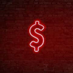 Настенный светильник Dollar Sign цена и информация | Настенный светильник Конусы | kaup24.ee