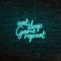 Настенный светильник eat sleep Game repeat цена и информация | Настенные светильники | kaup24.ee