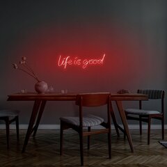 Seinavalguse Life Is Good цена и информация | Настенные светильники | kaup24.ee