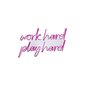 Seinavalgusti Work Hard Play Hard цена и информация | Seinavalgustid | kaup24.ee