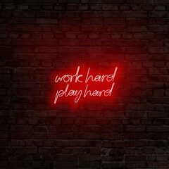 Seinavalgusti Work Hard Play Hard цена и информация | Настенные светильники | kaup24.ee