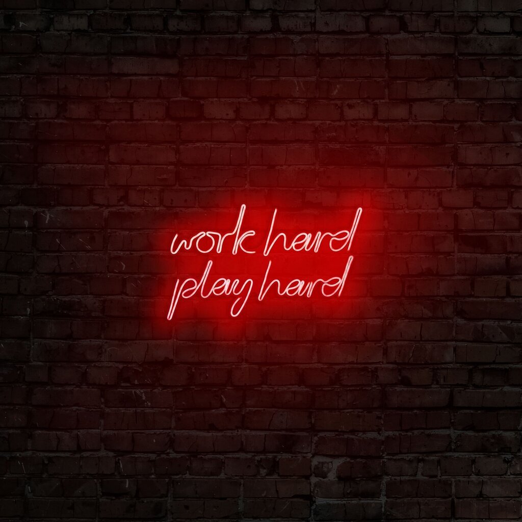 Seinavalgusti Work Hard Play Hard hind ja info | Seinavalgustid | kaup24.ee