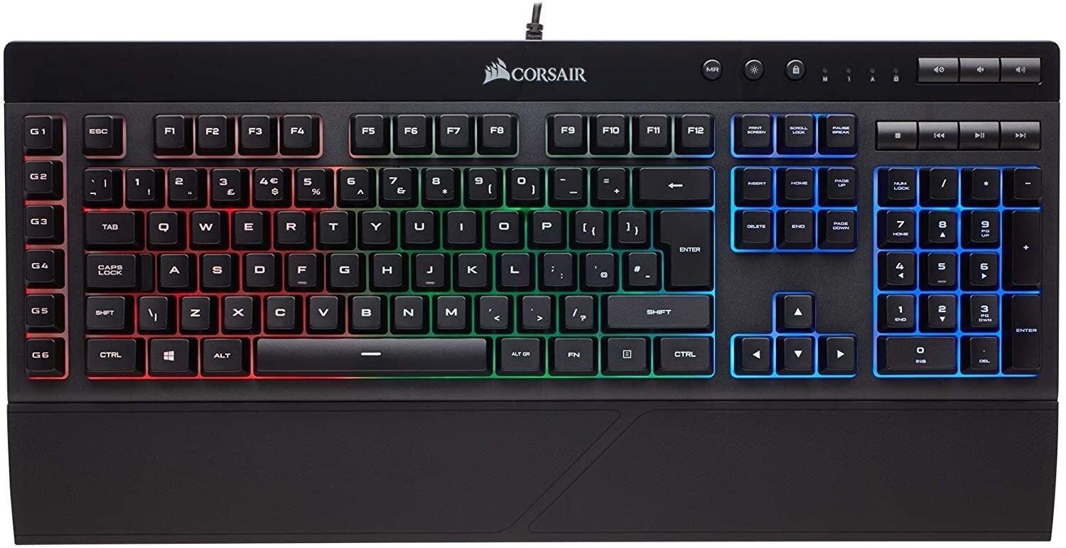 Corsair Gaming K55 RGB PRO цена и информация | Klaviatuurid | kaup24.ee