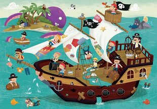 Головоломка Пираты Educa Borras, 50 ч. цена и информация | Пазлы | kaup24.ee