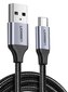 Ugreen US288 USB-C QC3.0 kaabel 1,5 m must hind ja info | Kaablid ja juhtmed | kaup24.ee