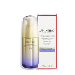 Увлажняющая эмульсия для лица для зрелой кожи Shiseido Vital Perfection, 75 мл цена и информация | Сыворотки для лица, масла | kaup24.ee