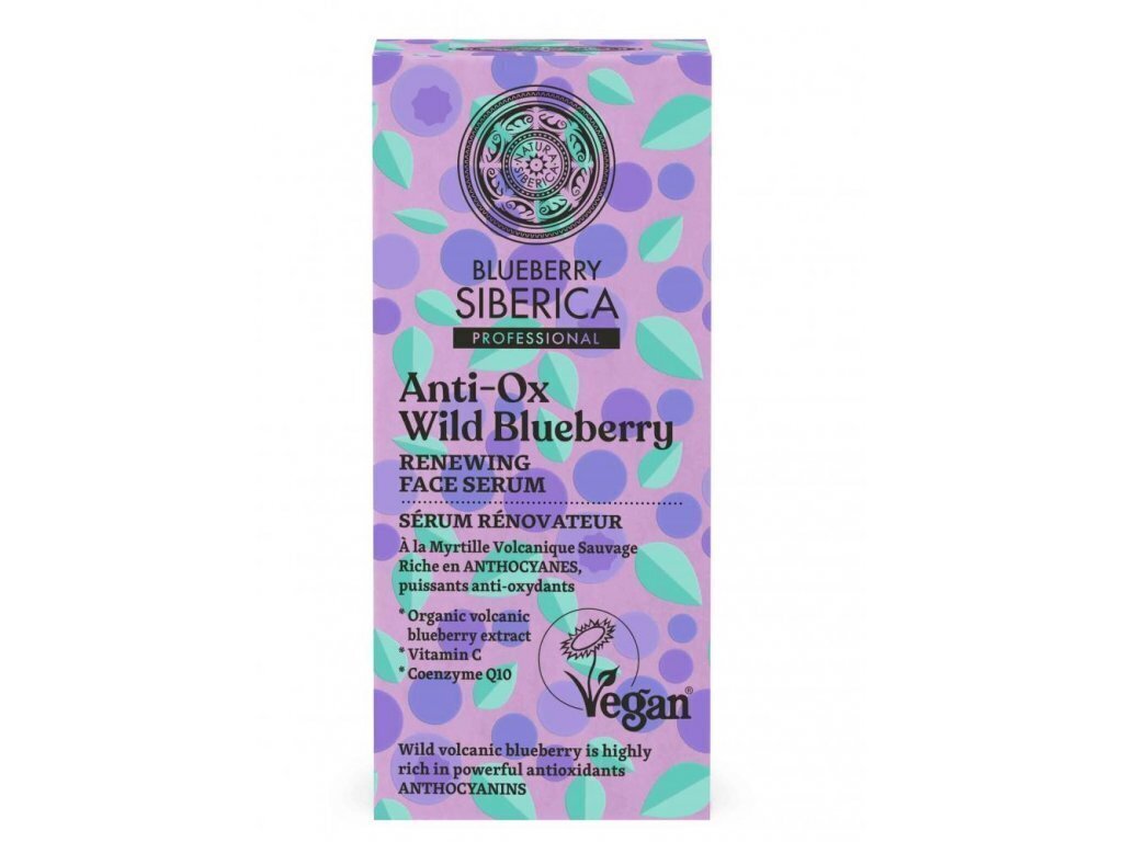 Näoseerum Anti-OX Wild Blueberry Siberica 30 ml цена и информация | Näoõlid, seerumid | kaup24.ee