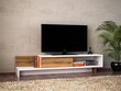 TV-laud Kalune Design 835, 161,8 cm, pruun/valge hind ja info | TV alused | kaup24.ee