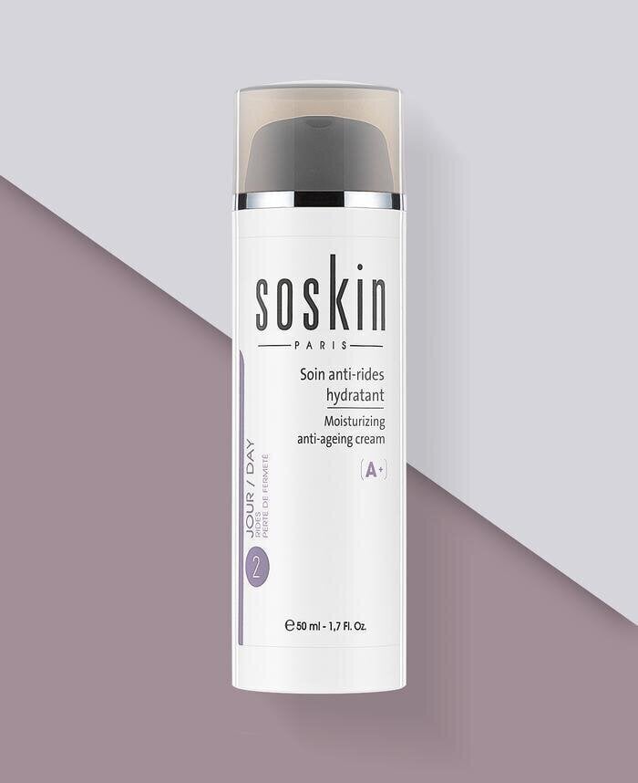 Niisutav kreem.Soskin Paris Moisturizing anti-ageing cream 50ml цена и информация | Näokreemid | kaup24.ee