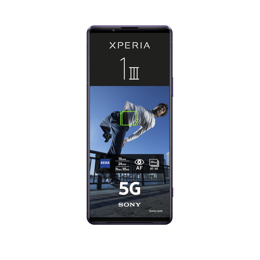 Nutitelefon Sony Xperia 1 III 256GB Dual SIM Purple hind ja info | Telefonid | kaup24.ee