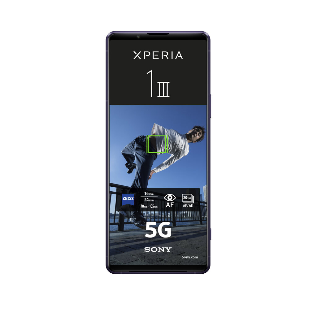 Nutitelefon Sony Xperia 1 III 256GB Dual SIM Purple цена и информация | Telefonid | kaup24.ee