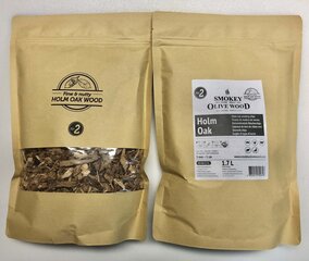 Puiduhake suitsetamiseks Smokey Olive Wood, Holmi tamm, № 2, 1,7 l hind ja info | Suitsuahjud, tarvikud | kaup24.ee