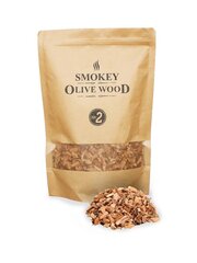 Щепа дерева для копчения Smokey Olive Wood, оливковое дерево, № 2, 1,7 л цена и информация | Коптильни, аксессуары | kaup24.ee