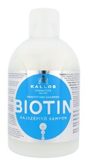 Kallos Cosmetics Biotin Biotin šampoon 1000 ml цена и информация | Шампуни | kaup24.ee