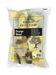 Кусочки дерева для копчения Smokey Olive Wood, оранжвуд (апельсин), №5, 1,5 кг цена и информация | Коптильни, аксессуары | kaup24.ee