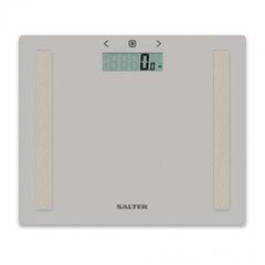 Salter 9113 GY3R Compact Glass Analyser Bathroom Scales - Grey цена и информация | Весы | kaup24.ee