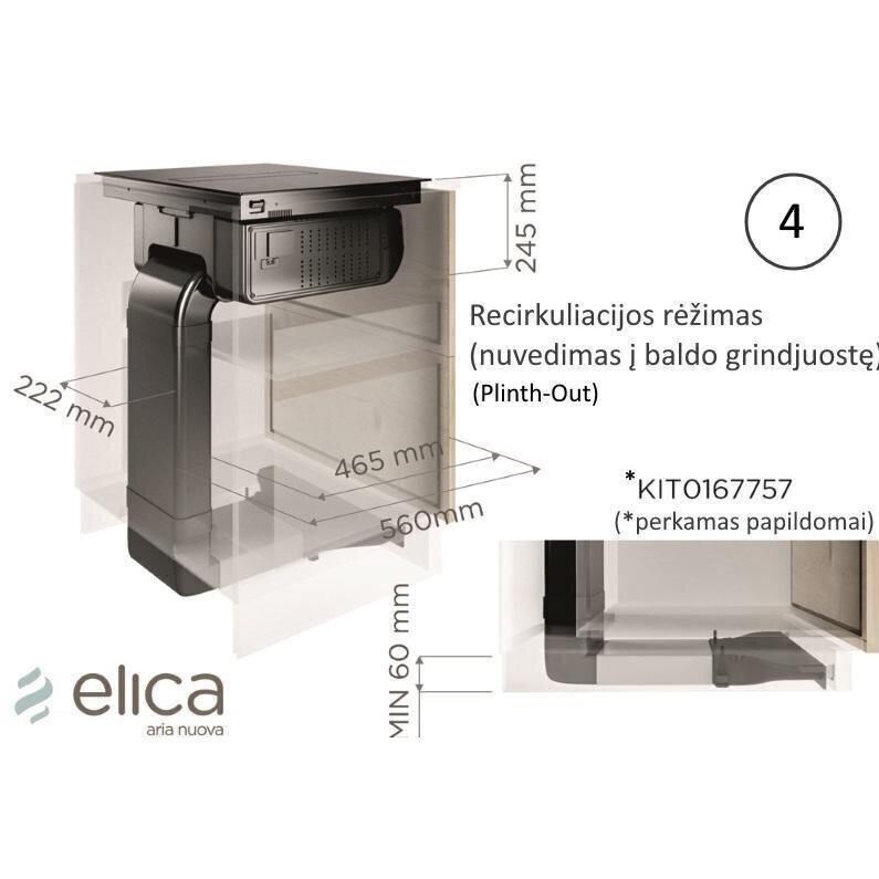 Elica NIKOLATESLA FIT BL/A/60 цена и информация | Pliidiplaadid | kaup24.ee