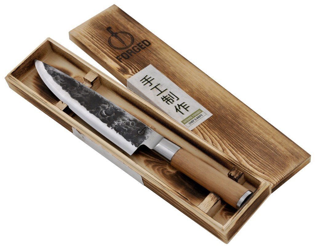 Jaapani terasest nuga Style De Vie Olive Forged Chef, 20,5 сm hind ja info | Noad ja tarvikud | kaup24.ee