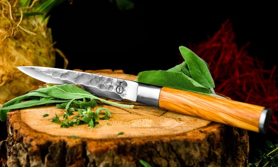 Jaapani terasest nuga Style De Vie Olive Forged, 12,5 сm hind ja info | Noad ja tarvikud | kaup24.ee