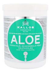 Mask kahjustatud juustele Kallos Aloe Vera Moisture naistele 1000 ml hind ja info | Maskid, õlid, seerumid | kaup24.ee