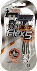 Бритва Bic Flex 5 + бритвенные головки 3 шт. цена и информация | Средства для бритья | kaup24.ee