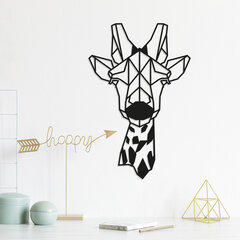 Metallist seinakaunistus Giraffe, 33x50 cm hind ja info | Sisustuselemendid | kaup24.ee