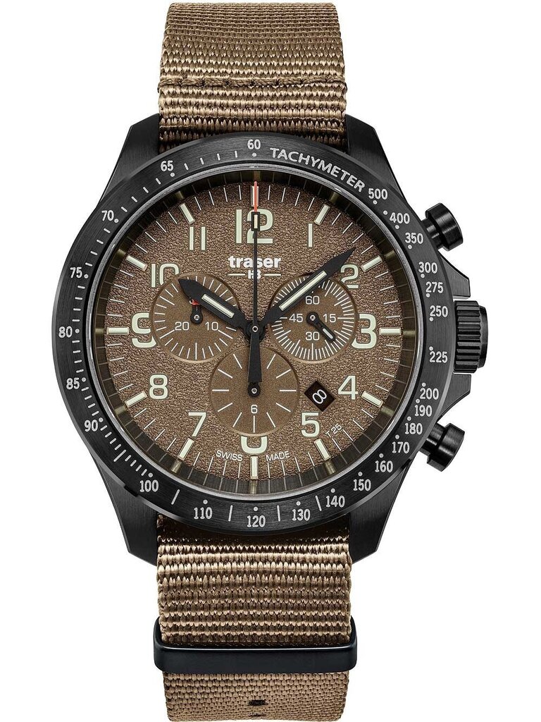 Meeste Käekell Traser P67 Officer Pro Chronograph Khaki hind ja info | Meeste käekellad | kaup24.ee