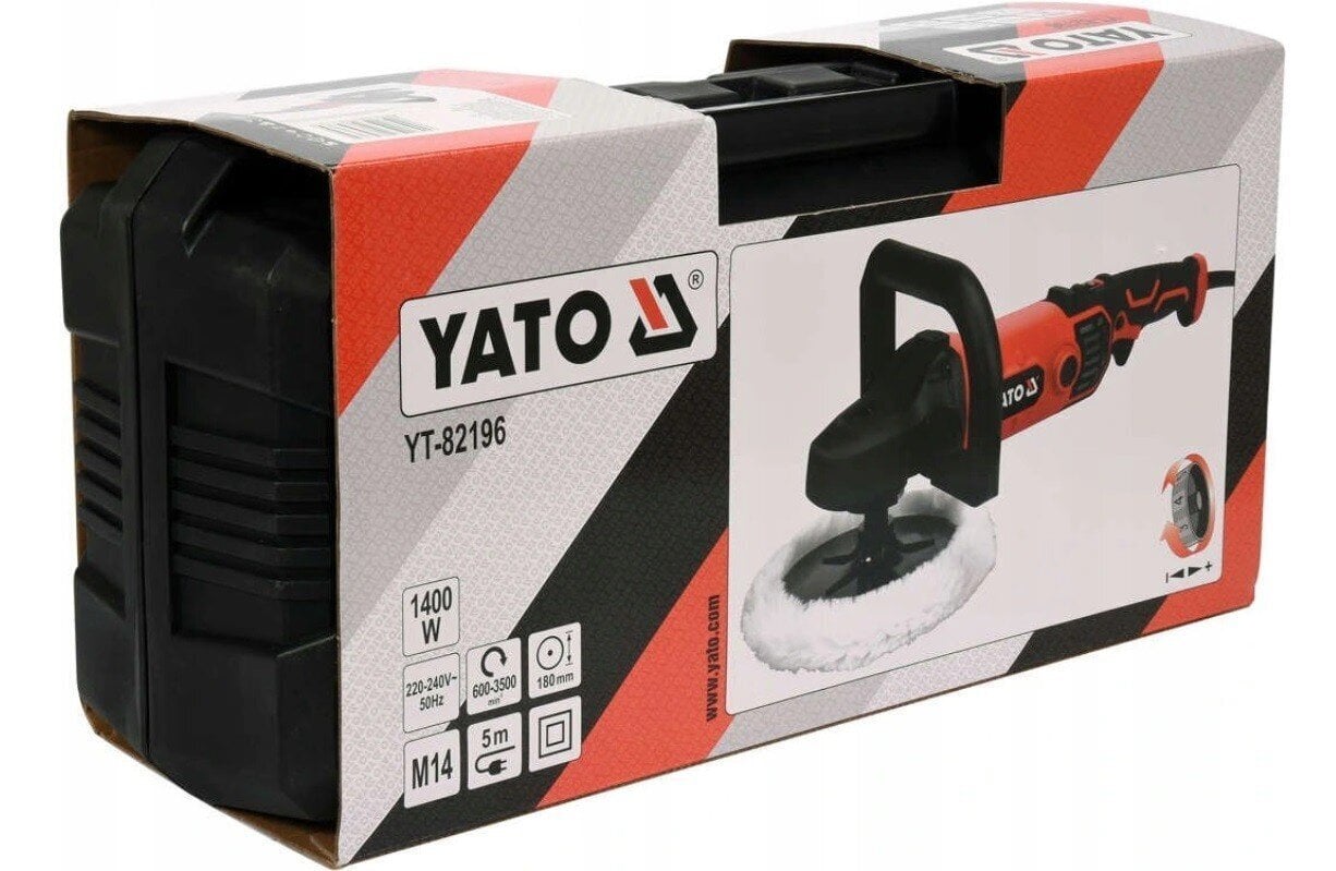 Poleerimismasin Yato 1400W (YT-82196) hind ja info | Käsitööriistad | kaup24.ee