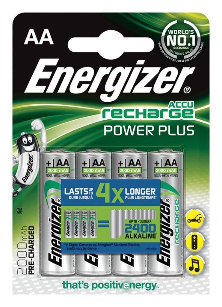 Energizer eellaaditud HR6 laetavad patareid, 2000mAh цена и информация | Patareid | kaup24.ee