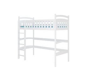 Кровать двухъярусная Adrk Furniture Miago 90x200 см, белая цена и информация | Детские кровати | kaup24.ee