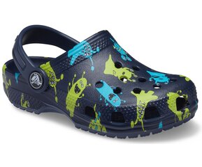 Crocs™ Classic Monster Print Clog T цена и информация | Детские резиновые сабо | kaup24.ee