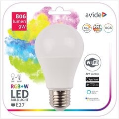 Светодиодная лампочка Avide Smart WiFi 9W RGB E27 806lm цена и информация | Лампочки | kaup24.ee