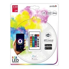 LED-riba valgus Avide RGB WiFi 5050 kaugjuhtimispuldiga, 5m IP65 hind ja info | LED ribad | kaup24.ee