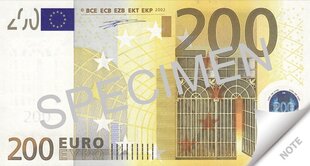 Блокнот 200 Евро, 70 листов цена и информация | Тетради и бумажные товары | kaup24.ee