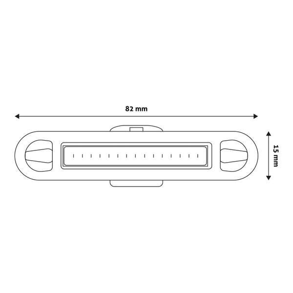 Laetav jalgrattavalgusti Entac LED 2W USB hind ja info | Jalgratta tuled ja helkurid | kaup24.ee