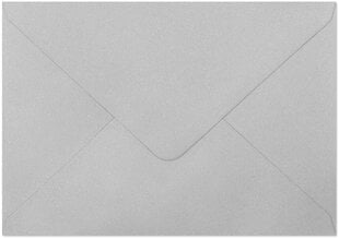 Конверты B6 Pearl, 150 г., 10 шт., серебряный цвет цена и информация | Конверты, открытки | kaup24.ee