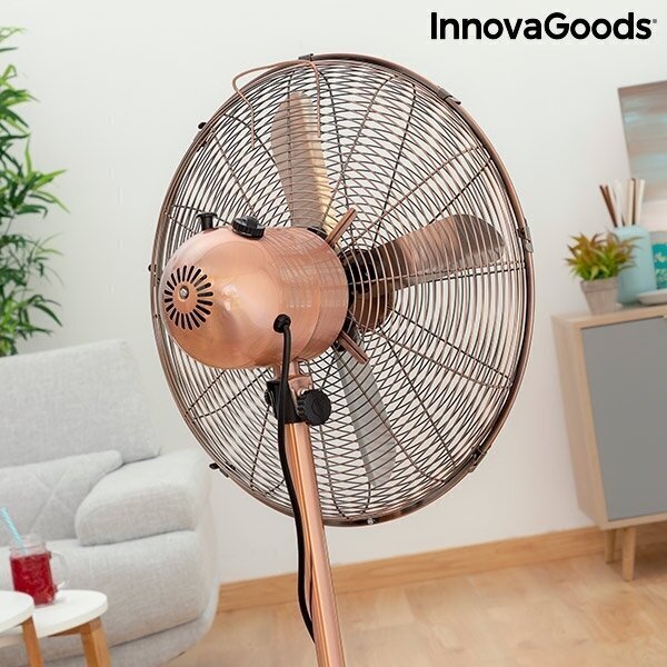 SEISUVENTILAATOR COPPER RETRO INNOVAGOODS Ø 40 CM 55W цена и информация | Ventilaatorid | kaup24.ee