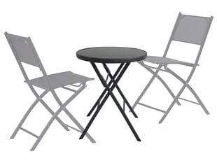 Kokkupandav laud 60cm terrassile, rõdule hind ja info | Aialauad | kaup24.ee
