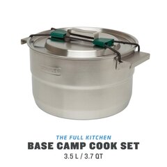 Köögikomplekt The Full Kitchen Base Camp Cook Set 3.5L, roostevaba hind ja info | Potid ja kiirkeedupotid | kaup24.ee