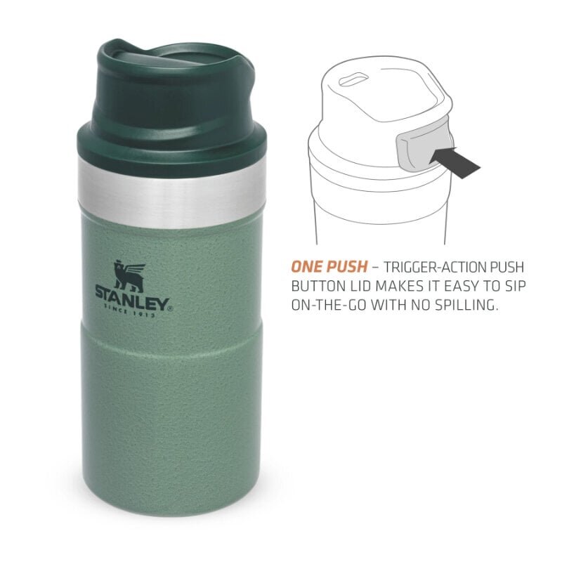 Termoskruus The Trigger-Action Travel Mug Classic 0,25 l, roheline цена и информация | Termosed, termostassid | kaup24.ee