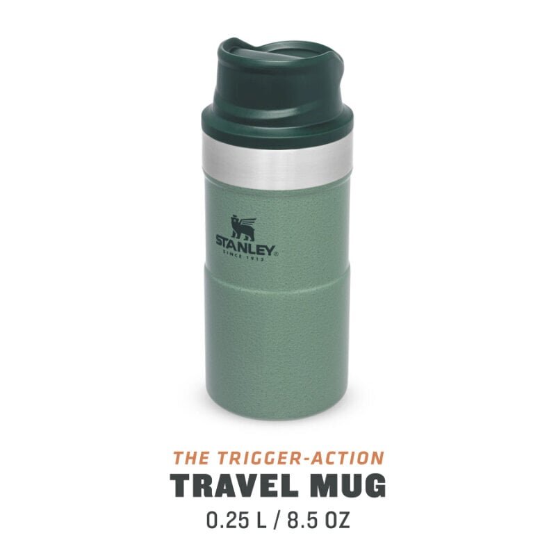 Termoskruus The Trigger-Action Travel Mug Classic 0,25 l, roheline цена и информация | Termosed, termostassid | kaup24.ee