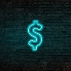 Seinavalgusti Dollar Sign цена и информация | Настенные светильники | kaup24.ee