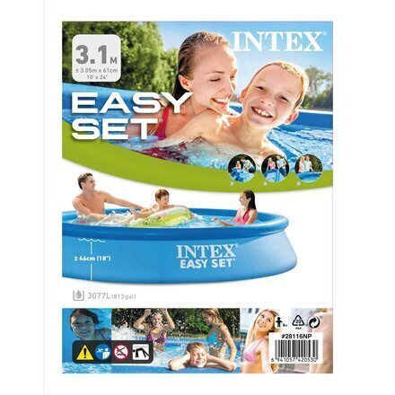 Bassein Intex Easy Set 305x61 cm, ilma filtrita hind ja info | Basseinid | kaup24.ee